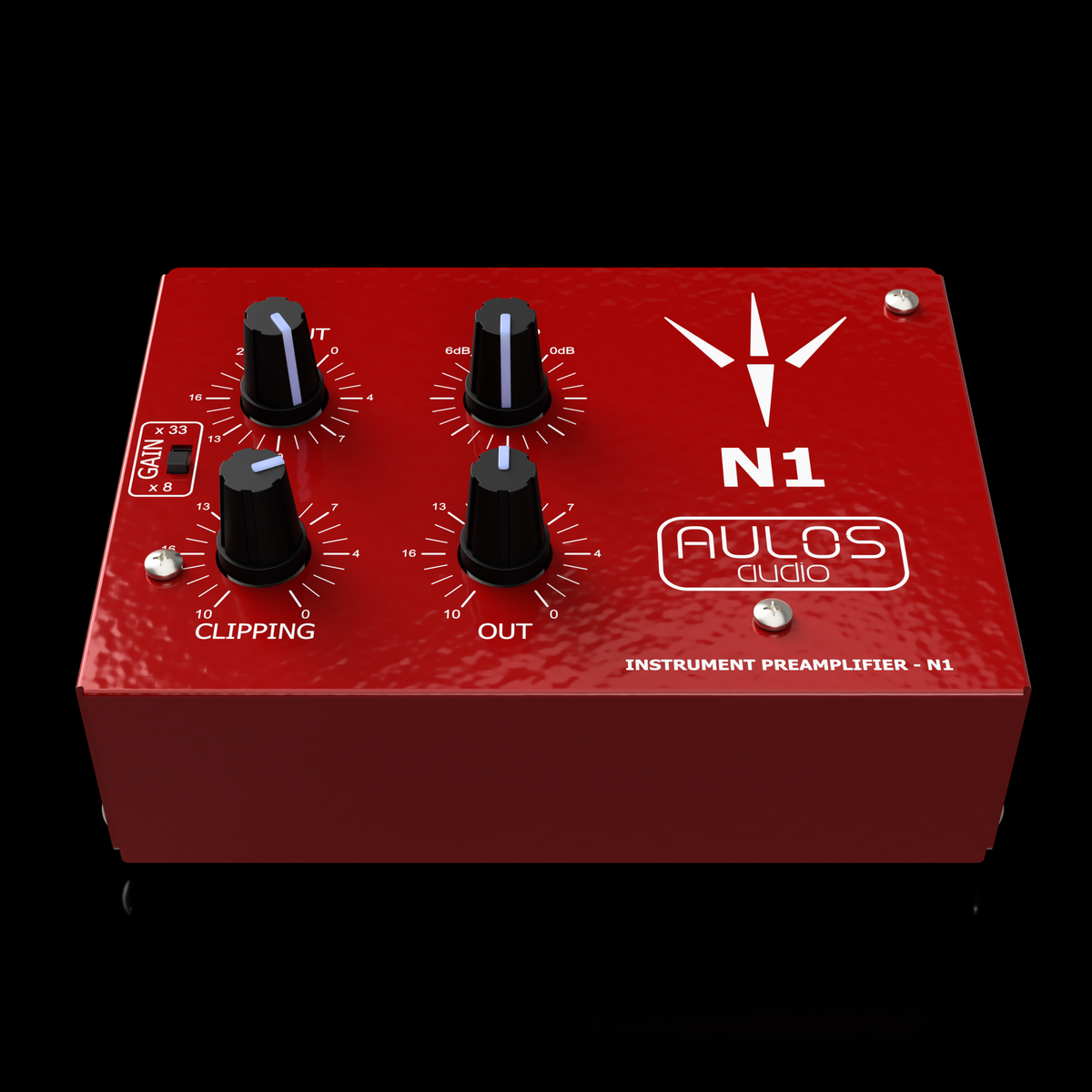 Preamplifier Nuclear Instruments N1 Preamplifier — Handcrafted Instrument Preamp Made in Italy | Aulos Audio